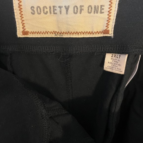 Society of One 2XLT 100% Cotton Shorts Black NWT Destination XL - Picture 5 of 5